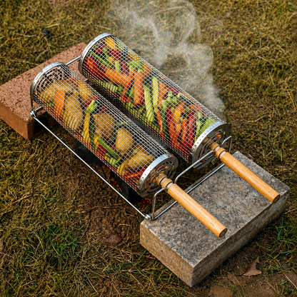 Premium Stainless Steel BBQ Grill Basket