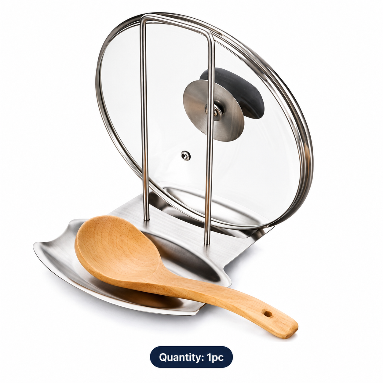 Stainless Steel Pot Lid Holder
