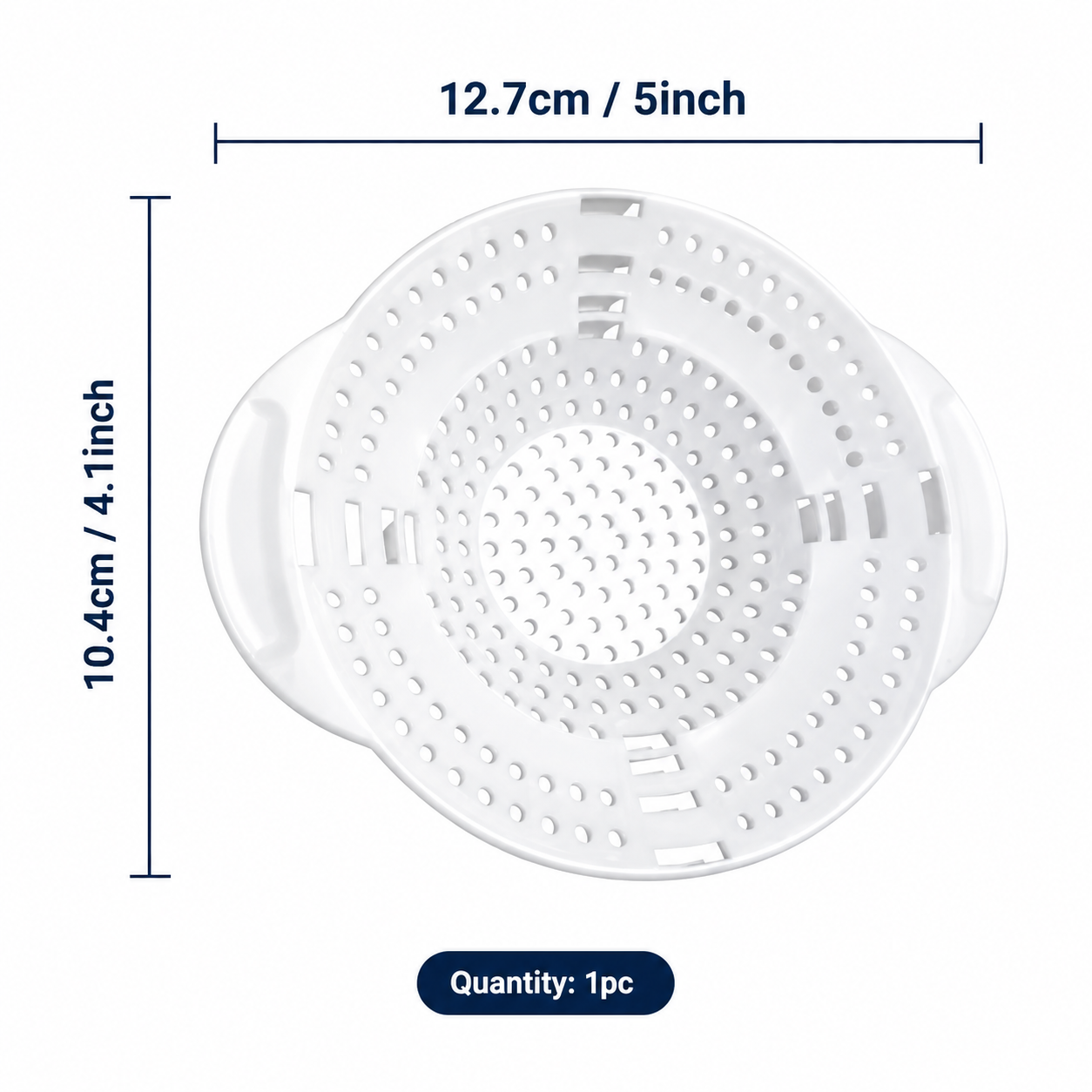 Universal Snap-On Can Strainer | Mess-Free Food Draining Lid
