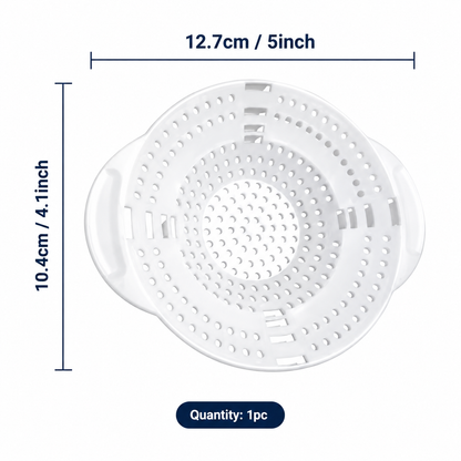Universal Snap-On Can Strainer | Mess-Free Food Draining Lid