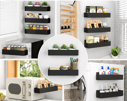 Magnetic Fridge Storage Shelf | No-Drill Kitchen Organizer