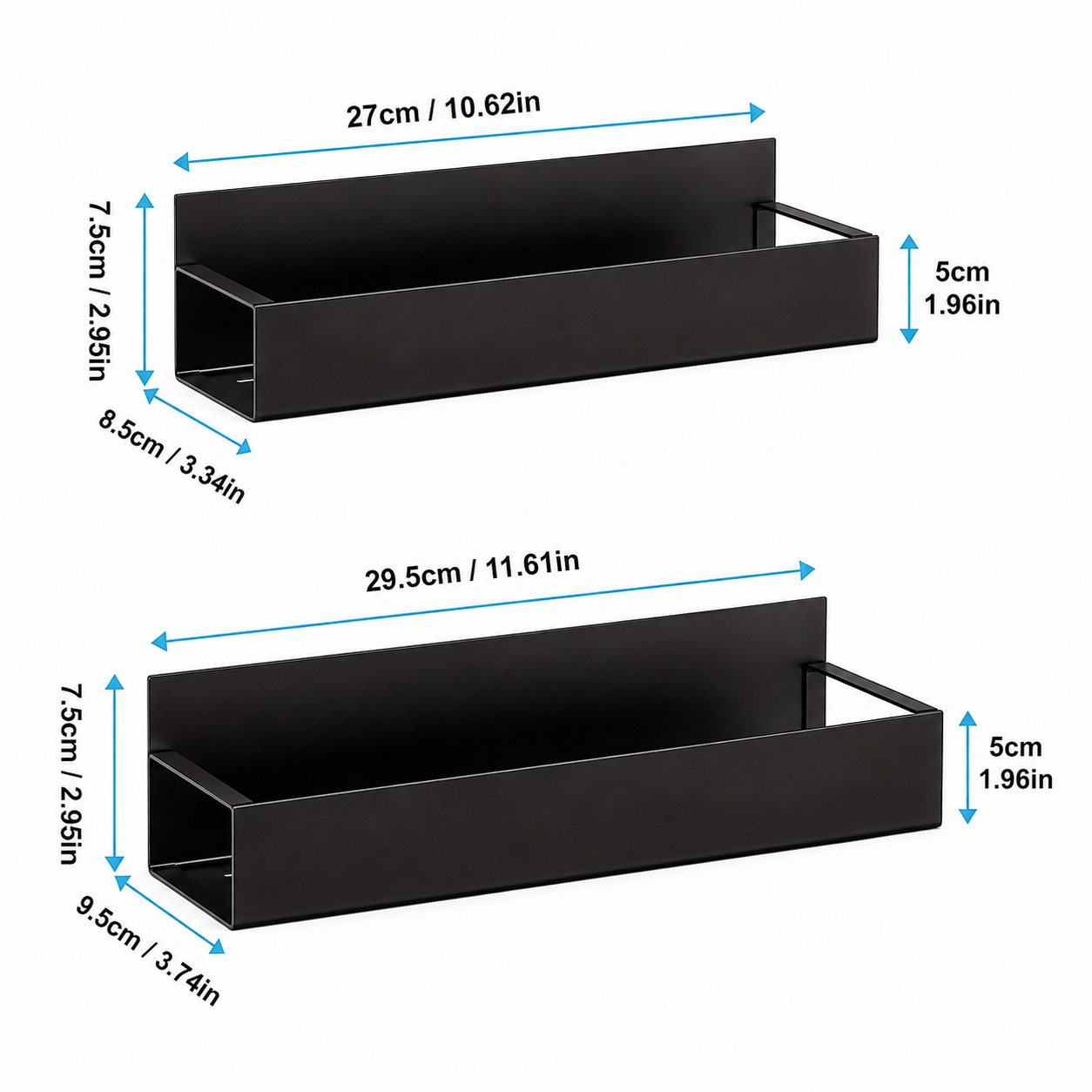 Magnetic Fridge Storage Shelf | No-Drill Kitchen Organizer