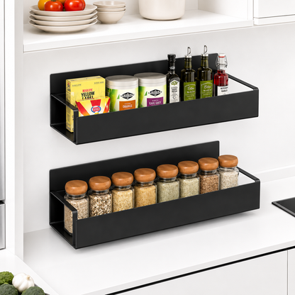 Magnetic Fridge Storage Shelf | No-Drill Kitchen Organizer